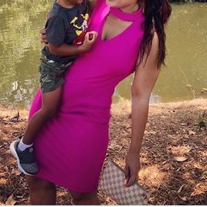 Hot Pink Calvin Klein Dress